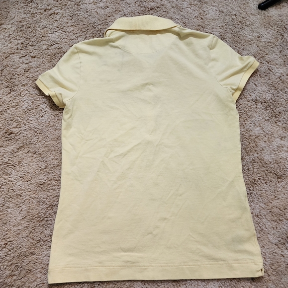 Lacoste polo shirt with short sleeves and collar on yellow - Picture 3 of 6